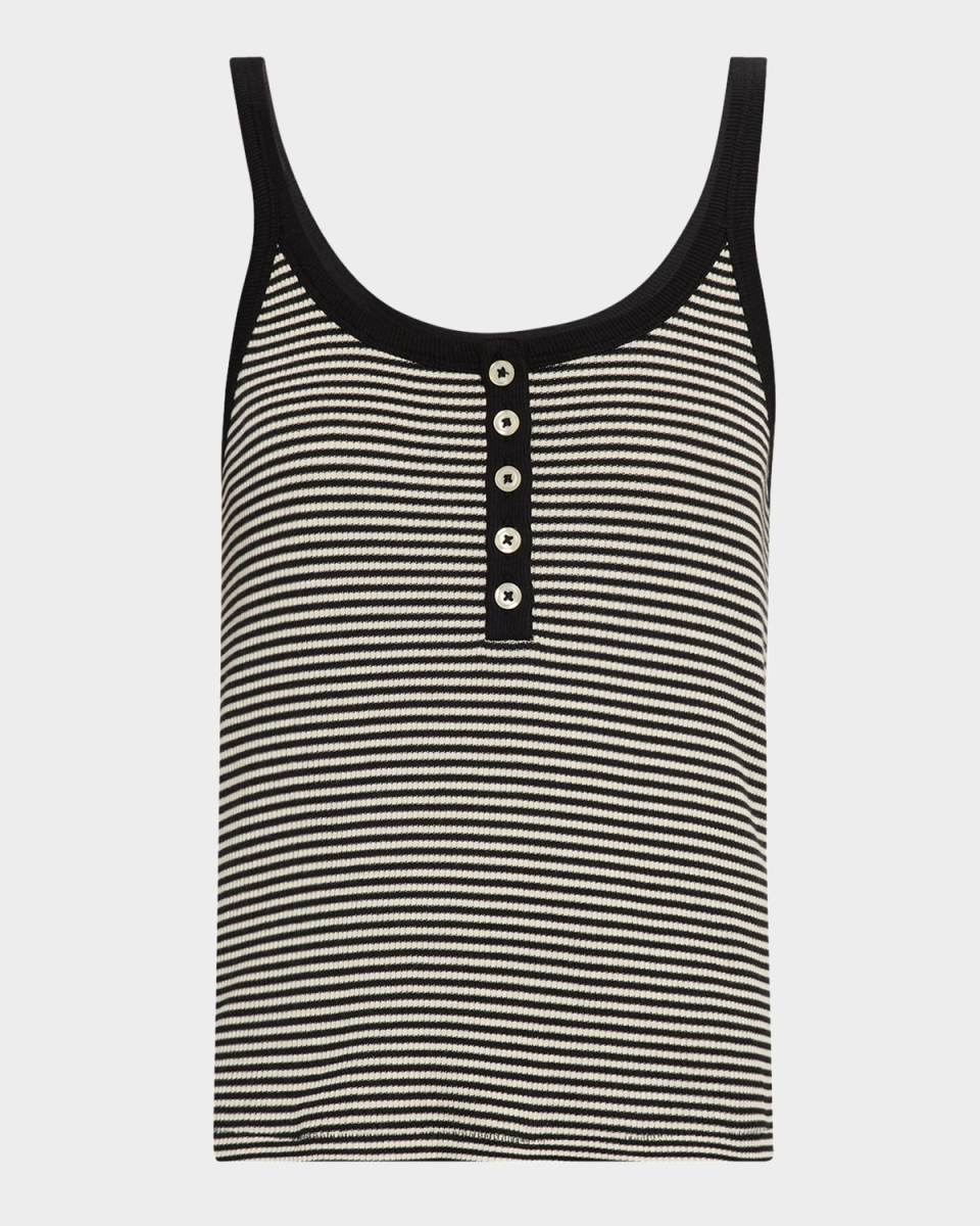The Henley Slim Tank Top